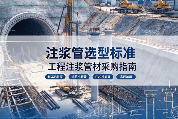 昭通注浆管选型标准