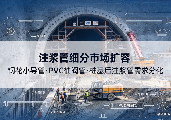 昭通注浆管细分市场扩容，隧道钢花小导管、PVC 袖阀管、桩基后注浆管需求分化